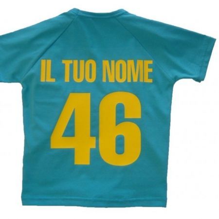 tshirt per bambini e ragazzi personalizzate con numeri e nomi